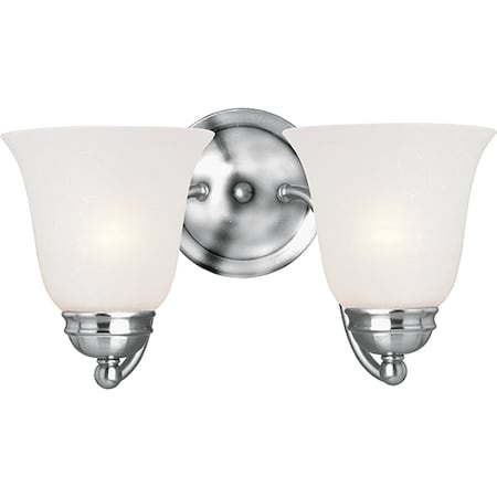 Maxim Lighting Basix 2-Light Bath Vanity 2121FTPC